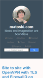 Mobile Screenshot of matoski.com